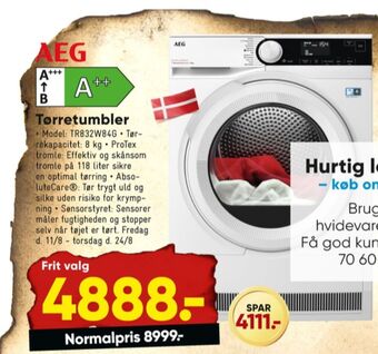 Bilka Aeg tørretumbler tilbud