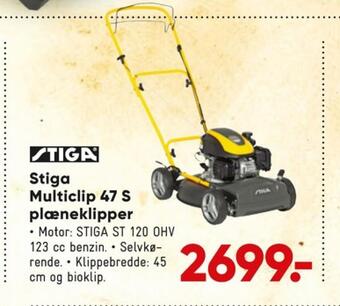 Bilka Stiga plæneklipper tilbud