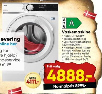 Bilka Aeg vaskemaskine tilbud