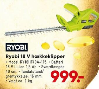 Ryobi hækkeklipper