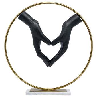 Heart hands deco, large