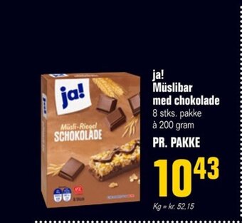 Poetzsch Padborg ja! Müslibar med chokolade tilbud
