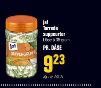 Poetzsch Padborg ja! Tørrede suppeurter Dåse à 35 gram tilbud