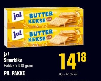 Poetzsch Padborg ja! Smørkiks Pakke à 400 gram tilbud