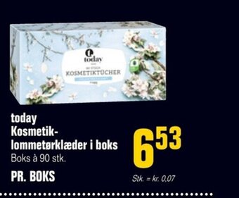 Poetzsch Padborg today Kosmetik-lommetørklæder i boks Boks à 90 stk. tilbud