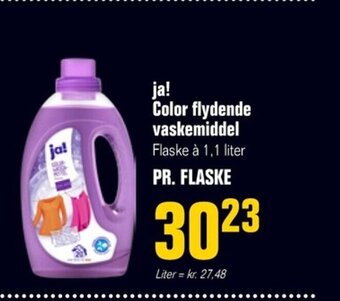 Poetzsch Padborg ja! Color flydende vaskemiddel Flaske à 1,1 liter tilbud