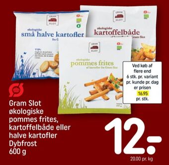 Gram slot kartoffelprodukter