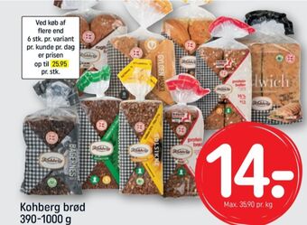 REMA 1000 Kohberg protein rugbrød tilbud