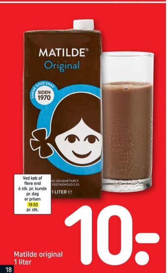 REMA 1000 Matilde kakaomælk tilbud