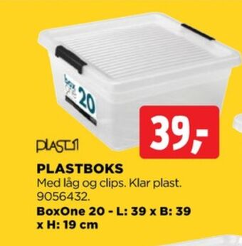 jem & fix Plast1 opbevaringsboks tilbud