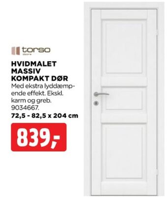 jem & fix Torso dør tilbud
