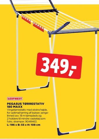 jem & fix Leifheit tørrestativ tilbud