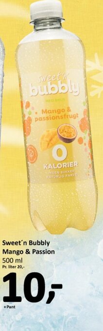 Normal Sweet'n Bubbly Mango & Passion 500 ml tilbud