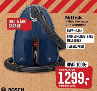Skousen Nilfisk støvsuger tilbud