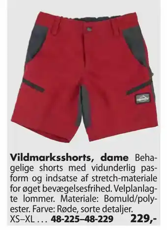 Biltema Vildmarksshorts, dame tilbud