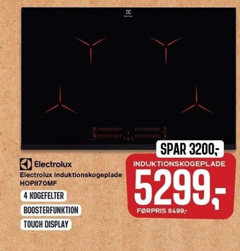 Skousen Electrolux induktionskogeplade tilbud