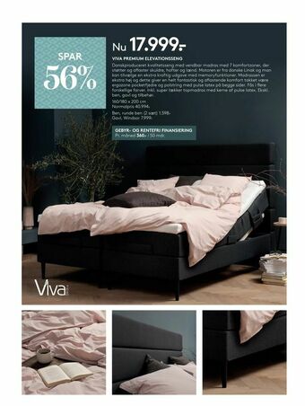 SengeSpecialisten Viva premium elevationsseng tilbud