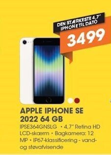 Expert Apple iphone se 2022 64 gb tilbud