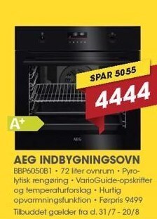 Punkt1 Aeg indbygningsovn tilbud