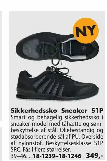 Sikkerhedssko Sneaker S1P
