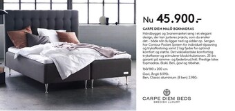 SengeSpecialisten Carpe diem malö boxmadras tilbud