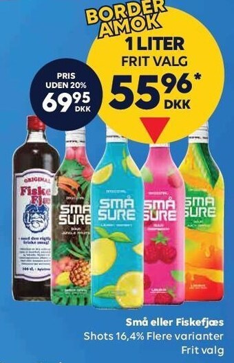 BorderShop Små eller fiskefjæs tilbud