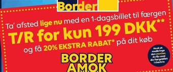 Ta' afsted lige nu med en 1-dagsbillet til færgen
