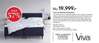 SengeSpecialisten Viva lux boxelevationsseng tilbud