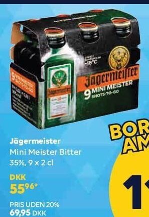 BorderShop Jägermeister tilbud
