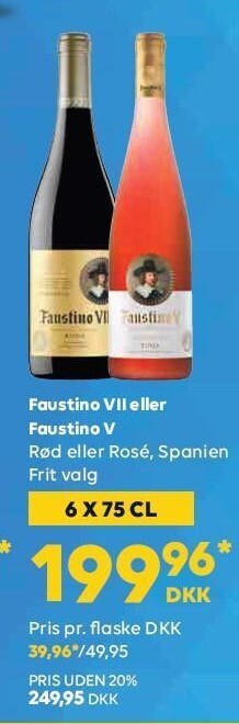 BorderShop Faustino vii eller faustino v tilbud