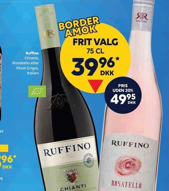 BorderShop Ruffino tilbud