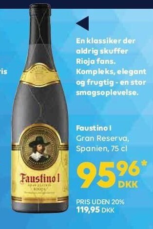 BorderShop Faustino i tilbud