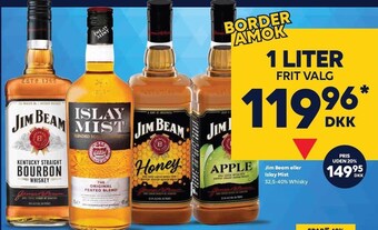 BorderShop Jim beam eller islay mist tilbud