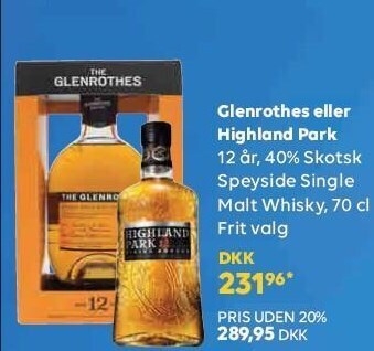 Glenrothes eller highland park