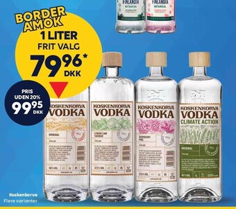 BorderShop Koskenkorva vodka tilbud