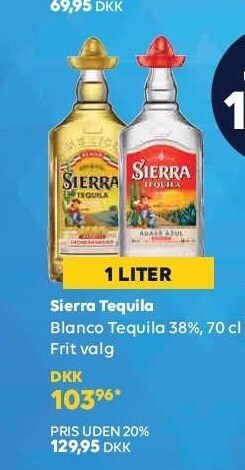 BorderShop Sierra tequila tilbud