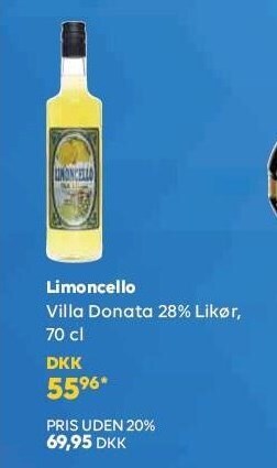 BorderShop Limoncello likør tilbud
