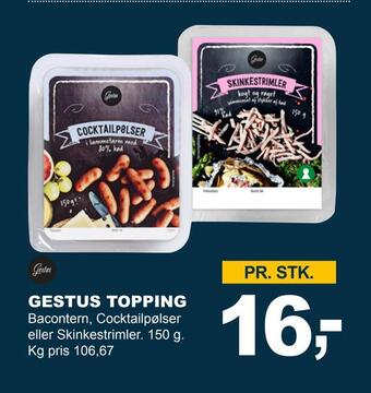 Let-Køb Gestus topping tilbud