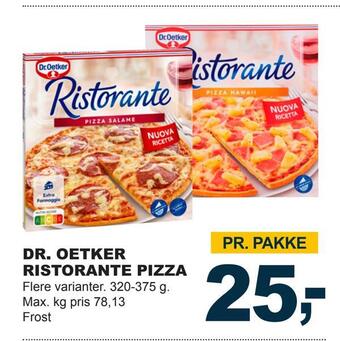 Let-Køb Dr. oetker ristorante pizza tilbud