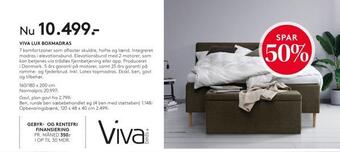 SENG Viva lux boxmadras tilbud