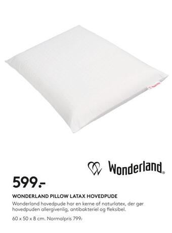 SENG Wonderland pillow latax hovedpude tilbud