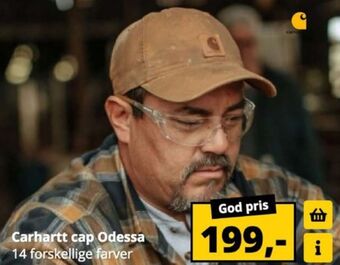 10-4 Byggecenter Carhartt workwear kasket tilbud