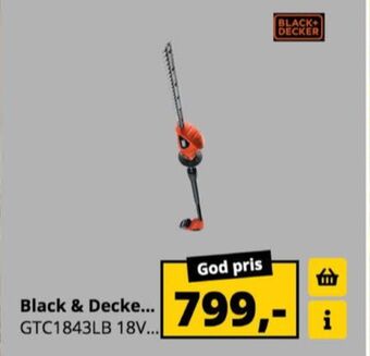 10-4 Byggecenter Black&decker hækkeklipper tilbud