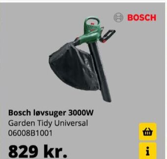 10-4 Byggecenter Bosch løvsuger tilbud