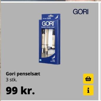 10-4 Byggecenter Gori penselsæt tilbud