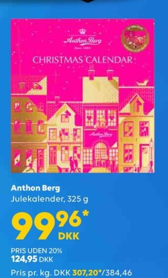 Scandlines Anthon berg julekalender tilbud