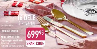 Imerco Georg jensen bestik tilbud