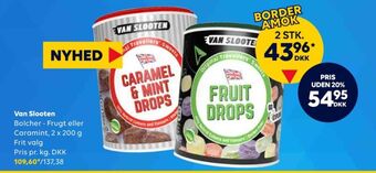 Fruit drops bolsjer
