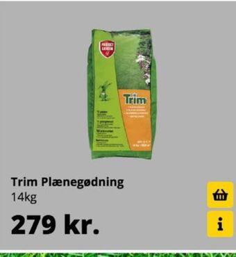 Trim plænegødning