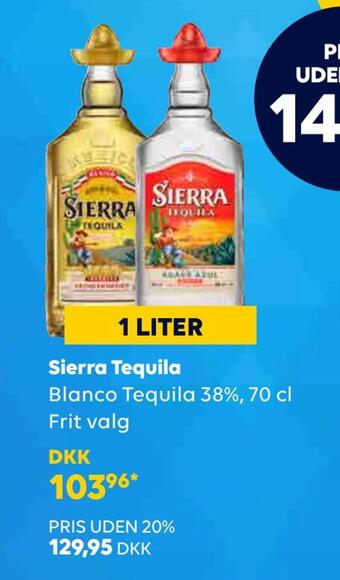 BorderShop Sierra tequila tilbud